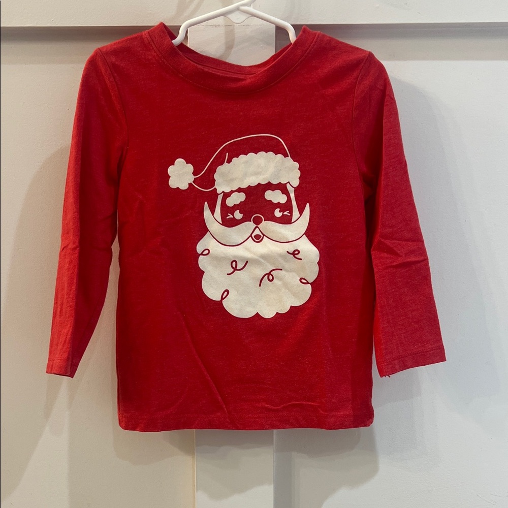 Cat & Jack Santa Long Sleeve Tshirt 3T